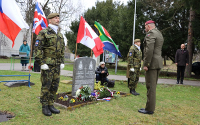 V Hrabůvce si připomněli 82. výročí popravy letců RAF