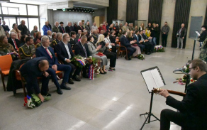 Pietní akt k 80. výročí osvobození v Hrabyni