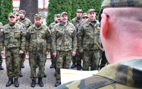 nástup na vojenské cvičení