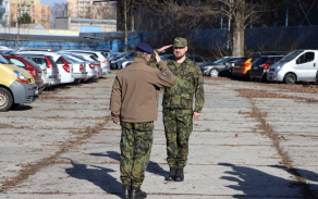 Vojáci 211. praporu územní obrany odjeli cvičit na Libavou