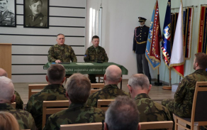 Velitel Velitelství teritoriálních sil Armády České republiky navštívil Krajské vojenské velitelství Ostrava