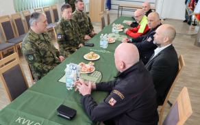 Velitel Velitelství teritoriálních sil Armády České republiky navštívil Krajské vojenské velitelství Ostrava