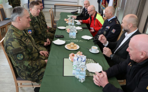 Velitel Velitelství teritoriálních sil Armády České republiky navštívil Krajské vojenské velitelství Ostrava