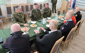 Velitel Velitelství teritoriálních sil Armády České republiky navštívil Krajské vojenské velitelství Ostrava