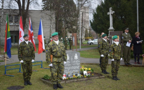 75. výročí zastřelení letců RAF v Ostravě-Hrabůvce