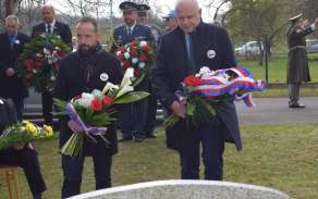 75. výročí zastřelení letců RAF v Ostravě-Hrabůvce