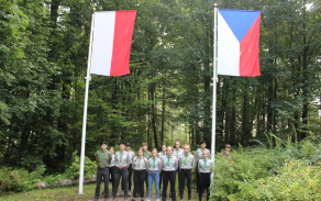 Zástupci KVV Ostrava uctili památku letců Žwirky a Wigury