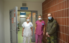 Nasazení armády v Městské nemocnici Ostrava