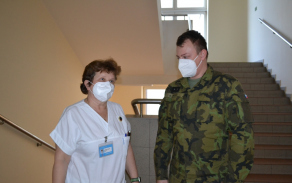 Nasazení armády v Městské nemocnici Ostrava