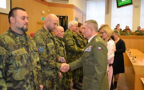 Ocenění vojáků za vynikající výsledky při cvičeních Safeguard