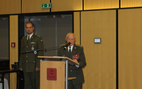 Projev válečného veterána plukovníka Jana Ihnatíka